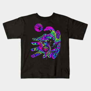 Psychedelic Canadian art Kids T-Shirt